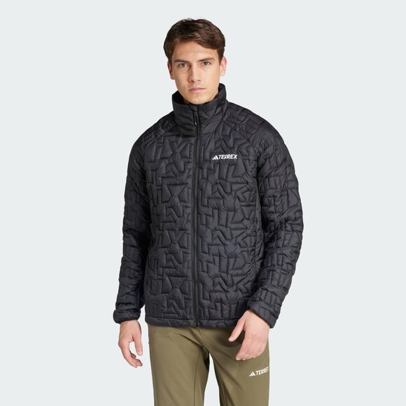 Adidas Terrex Xperior PrimaLoft Loose Fill Insulated Jacket in Black Size Large - Picture 1 of 6